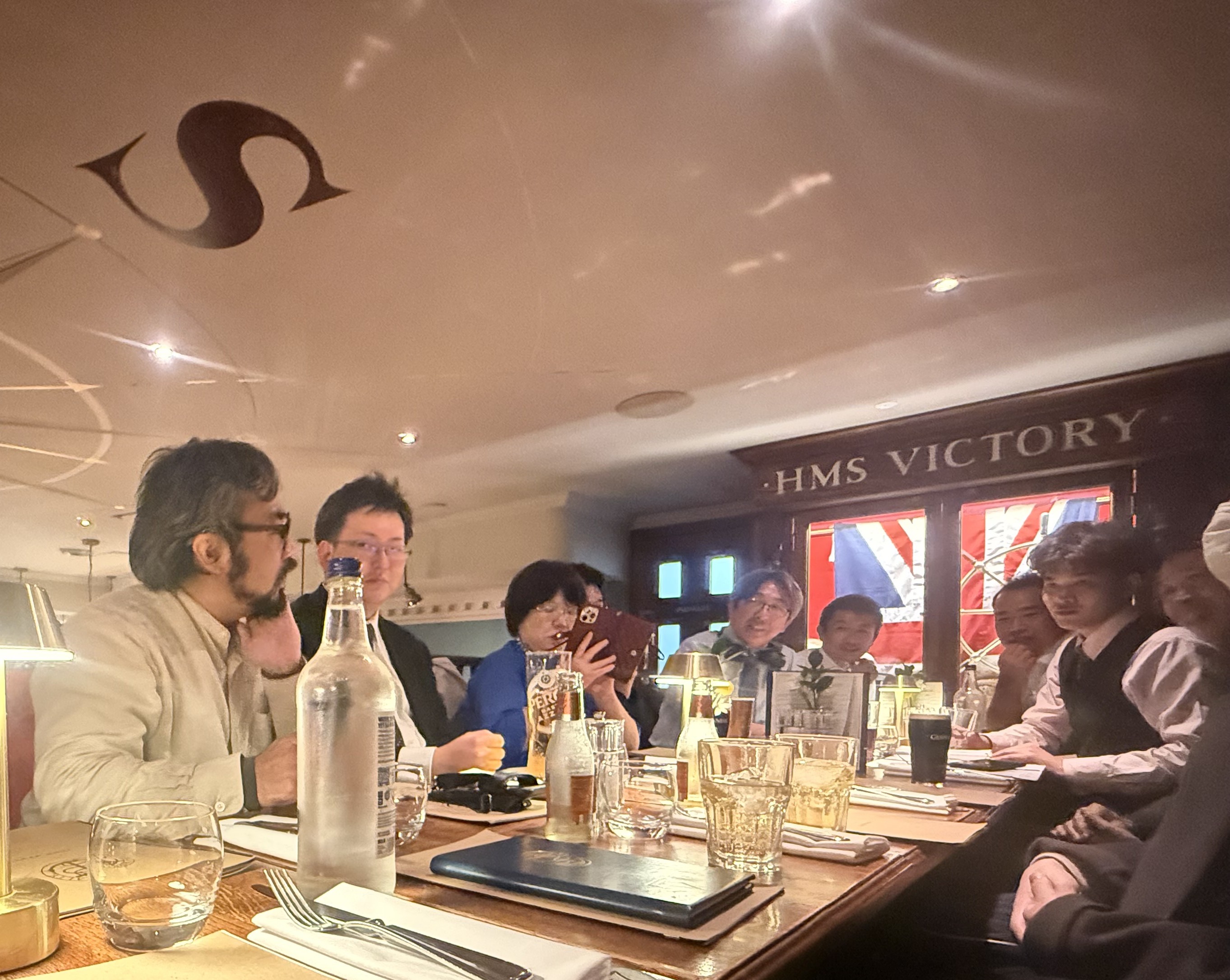 Farewell dinner at HMS VICTORY